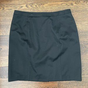 Brooks Brothers Classic Short Black Pencil Skirt-Size 16